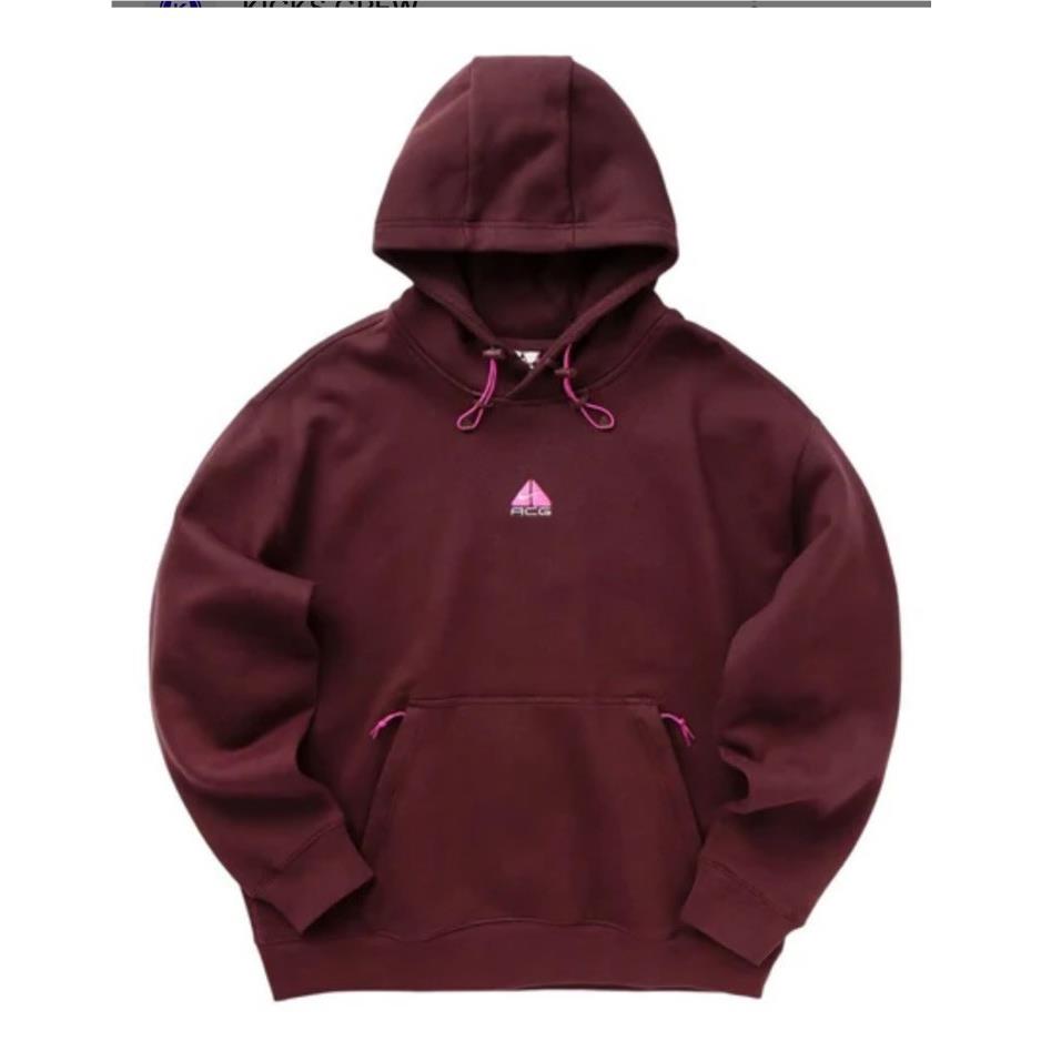 Nike Acg Thermafit Hoodie Sweatshirt Men XS DH3087-652 Burgundy Crush