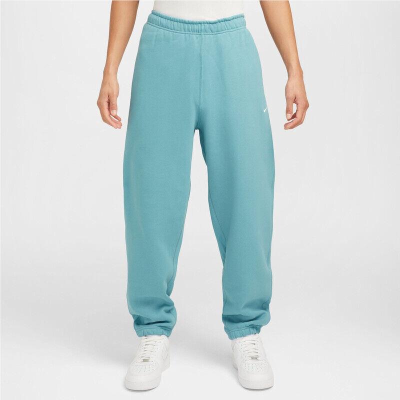 Mens Nike Solo Swoosh Fleece Pants_denim Turq/white DX1364-464-SIZE S