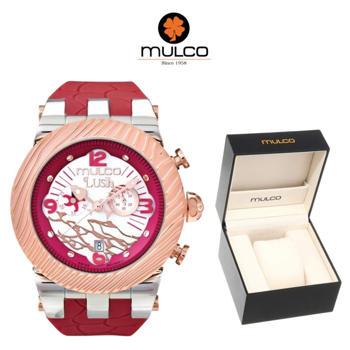 Lush MW5-2365-063 Women`s Watch with Red Silicone Strap Red by Mulco