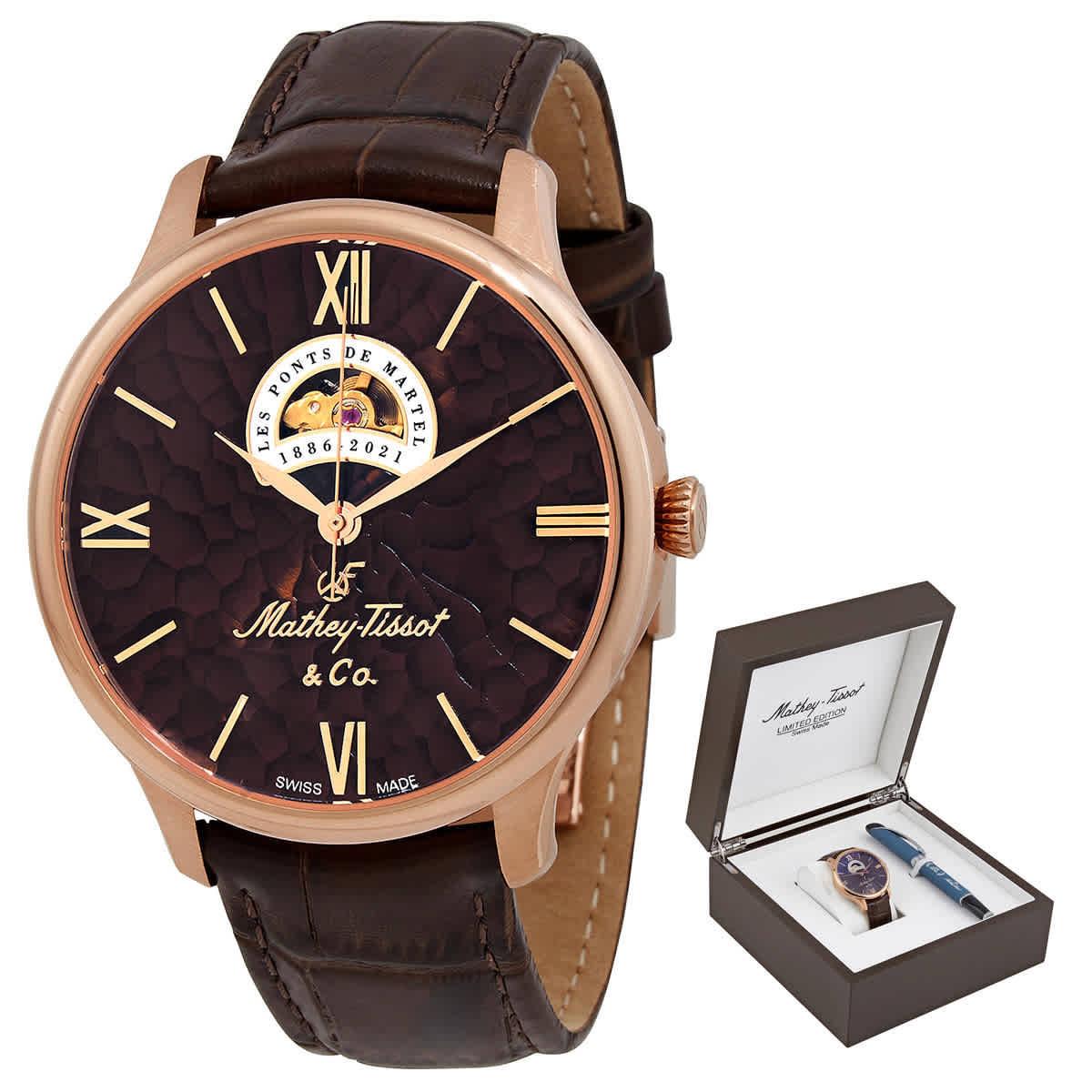 Mathey-tissot Edmond LE Open Heart Automatic Men`s Watch MC1886PI