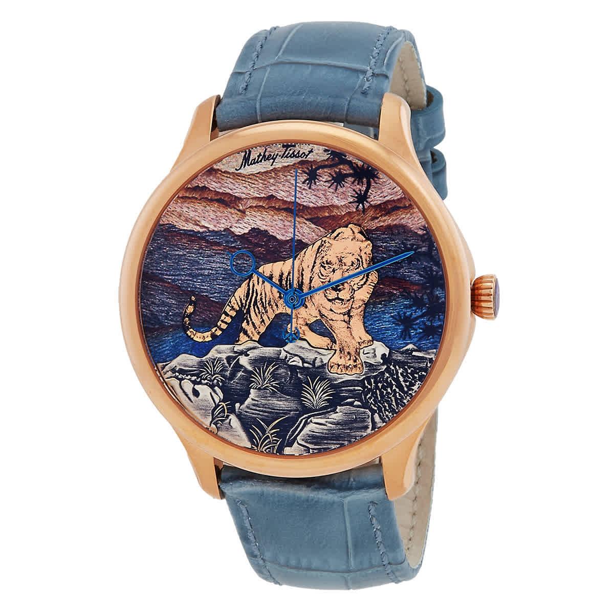 Mathey-tissot Tiger Limited Edition Multi-color Dial Men`s Watch H1886TP