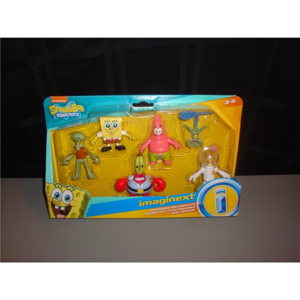 Imaginext Spongebob Squarepants Figure Pack Nickelodeon Squidward Patrick
