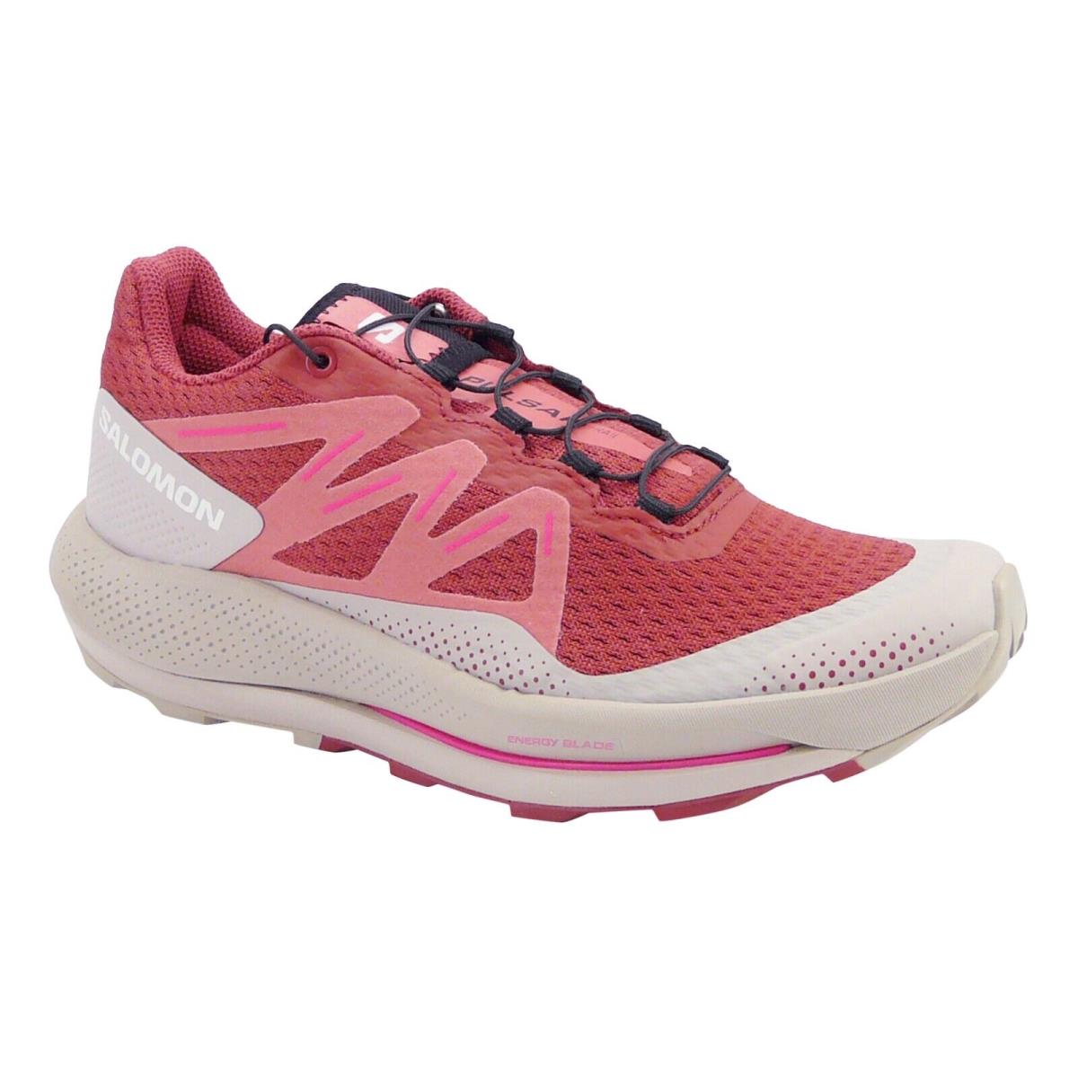 Salomon Pulsar Trail Women`s Cow Hide /ashes of Roses / Pink Glow US 9 - Multi