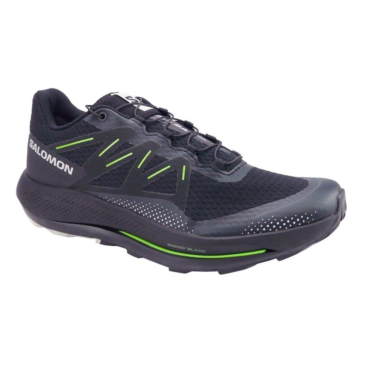 Salomon Pulsar Trail Men`s Black/black/gecko Green US 9.5 - Multi