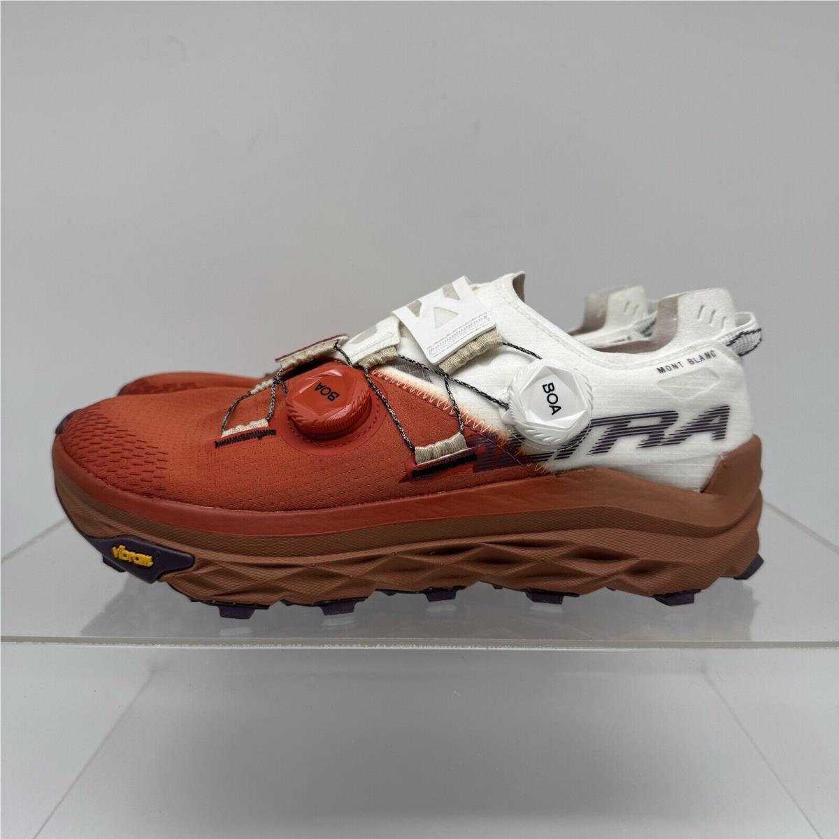 Women s Altra Mont Blanc Boa Maroon Bells Trail Running Size 8.5