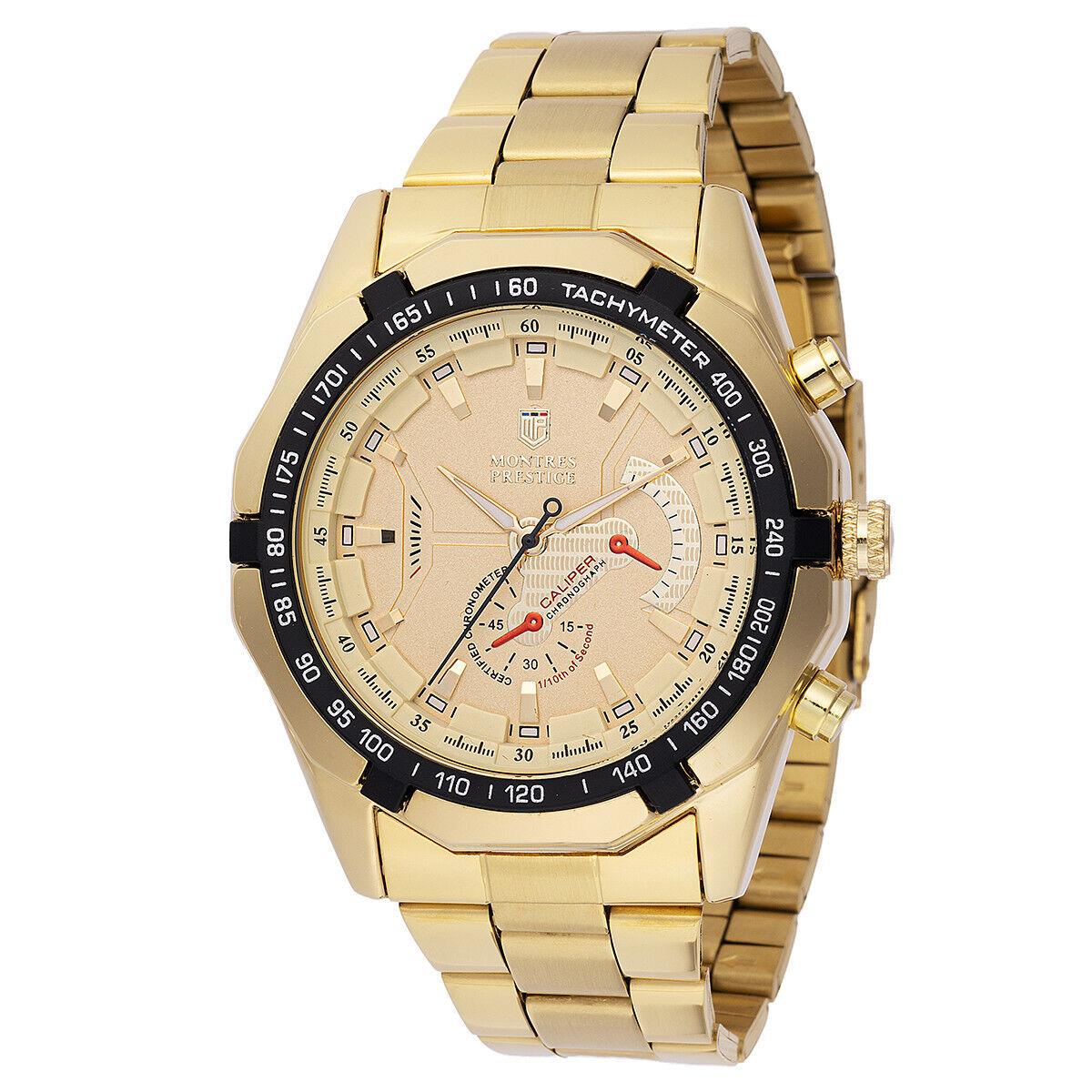 Invicta X Montres Prestige Men`s Gold/black Watch 46mm MPW-0099