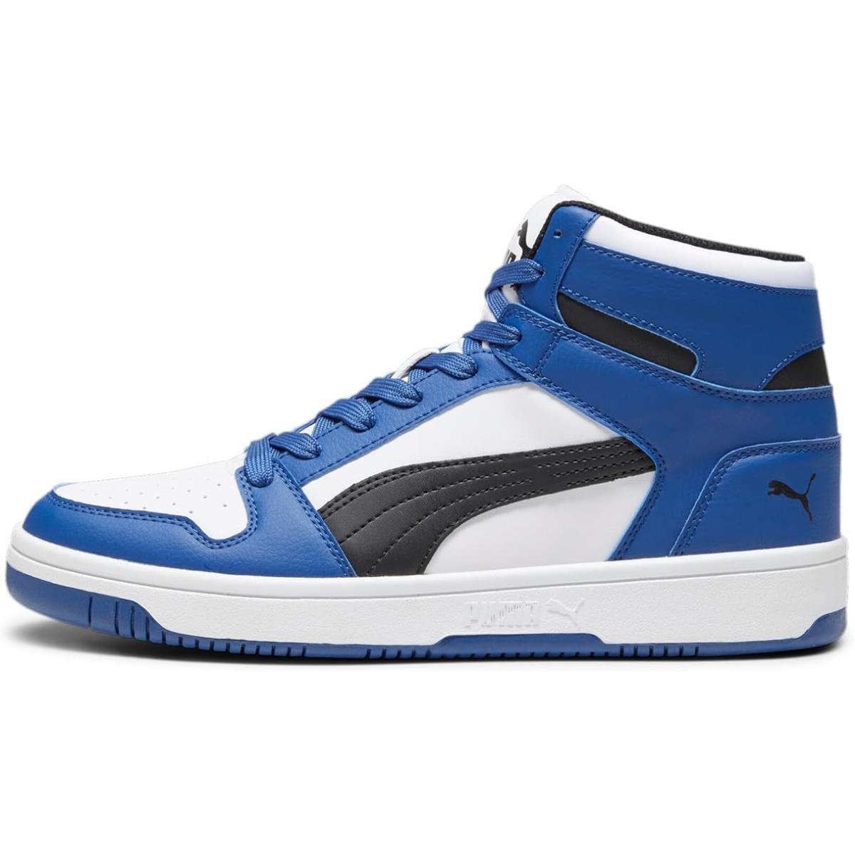 Men`s Puma Rebound Layup SL Puma White-puma Black-royal 369573 36 - Puma White-Puma Black-Royal