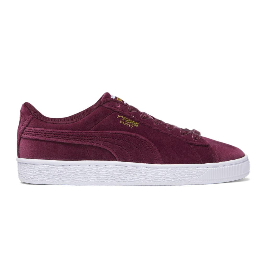 Puma Basket Classic Velvet Lace Up Womens Size 5.5 M Sneakers Casual Shoes 3989