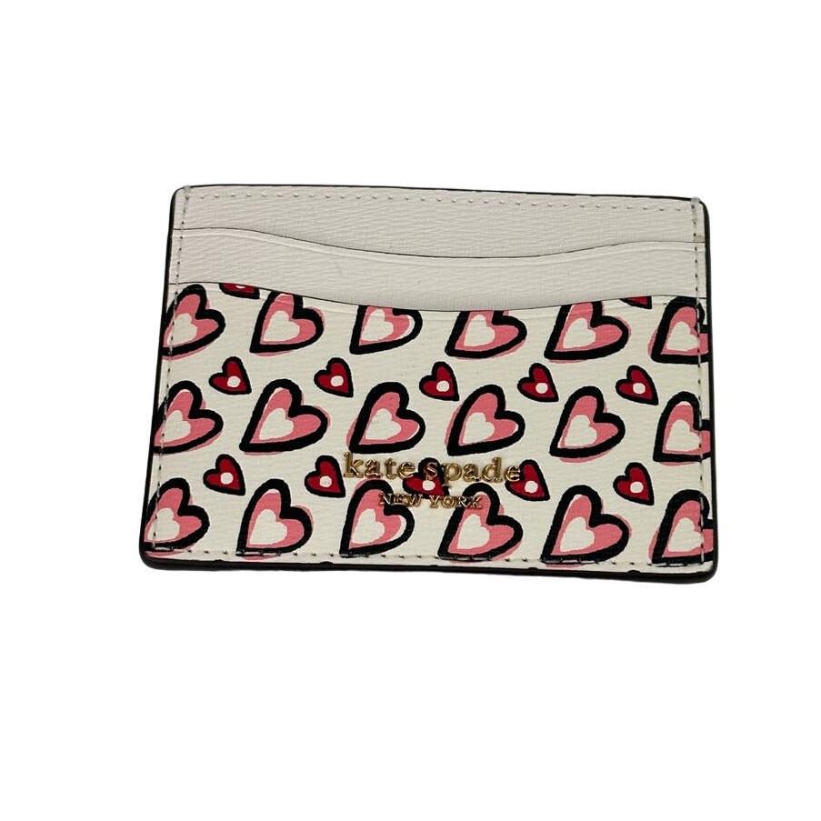 Kate Spade Heart Print Card Case