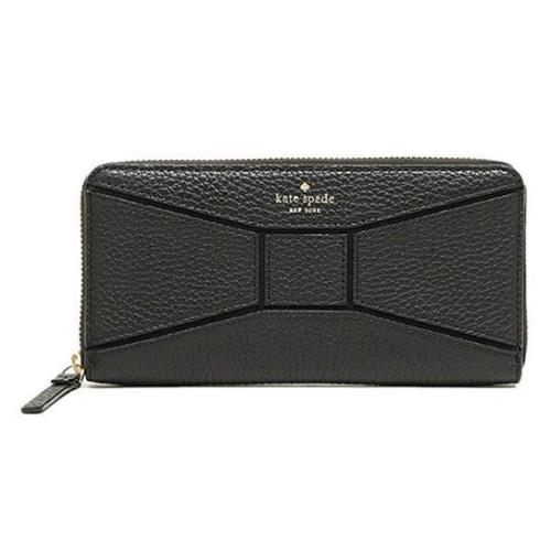 Kate Spade Neda Bridge Place Black Leather Wallet WLRU2438