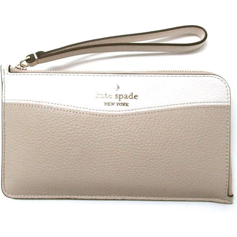 Kate Spade Wallet For Women Lucy Medium L Zip Wristlet Light Sand