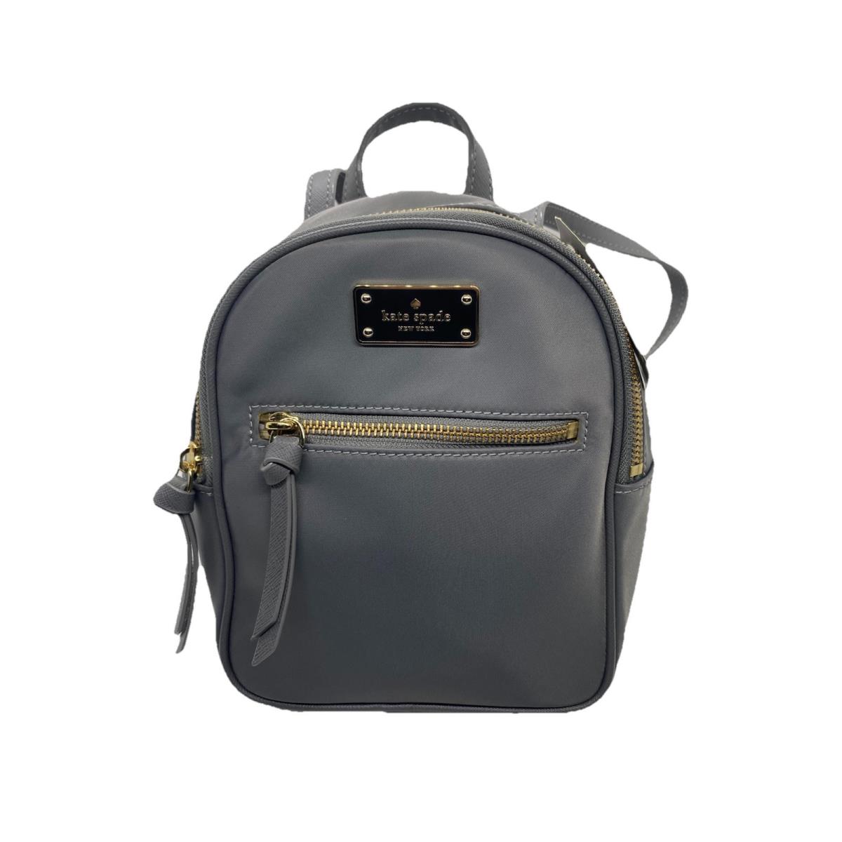 Kate Spade New York Bradley Mini Backpack Smokey Pearl Gray New