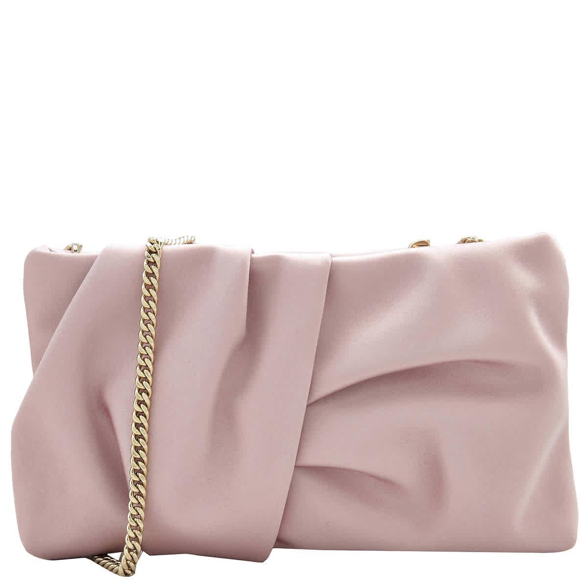 Jimmy Choo Bonny Chain-linked Clutch Bag J000168859-ROSE