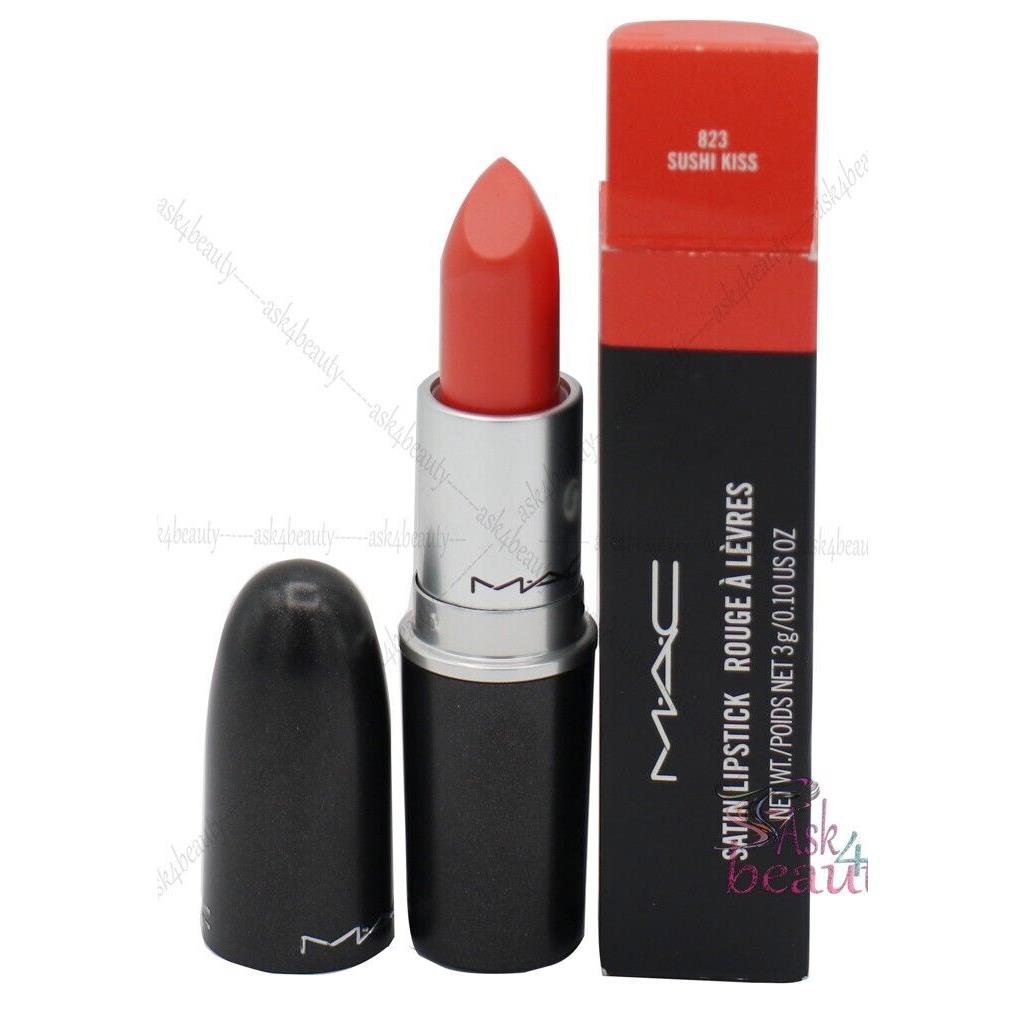 Mac Satin Lipstick 823 Sushi Kiss 0.10 oz