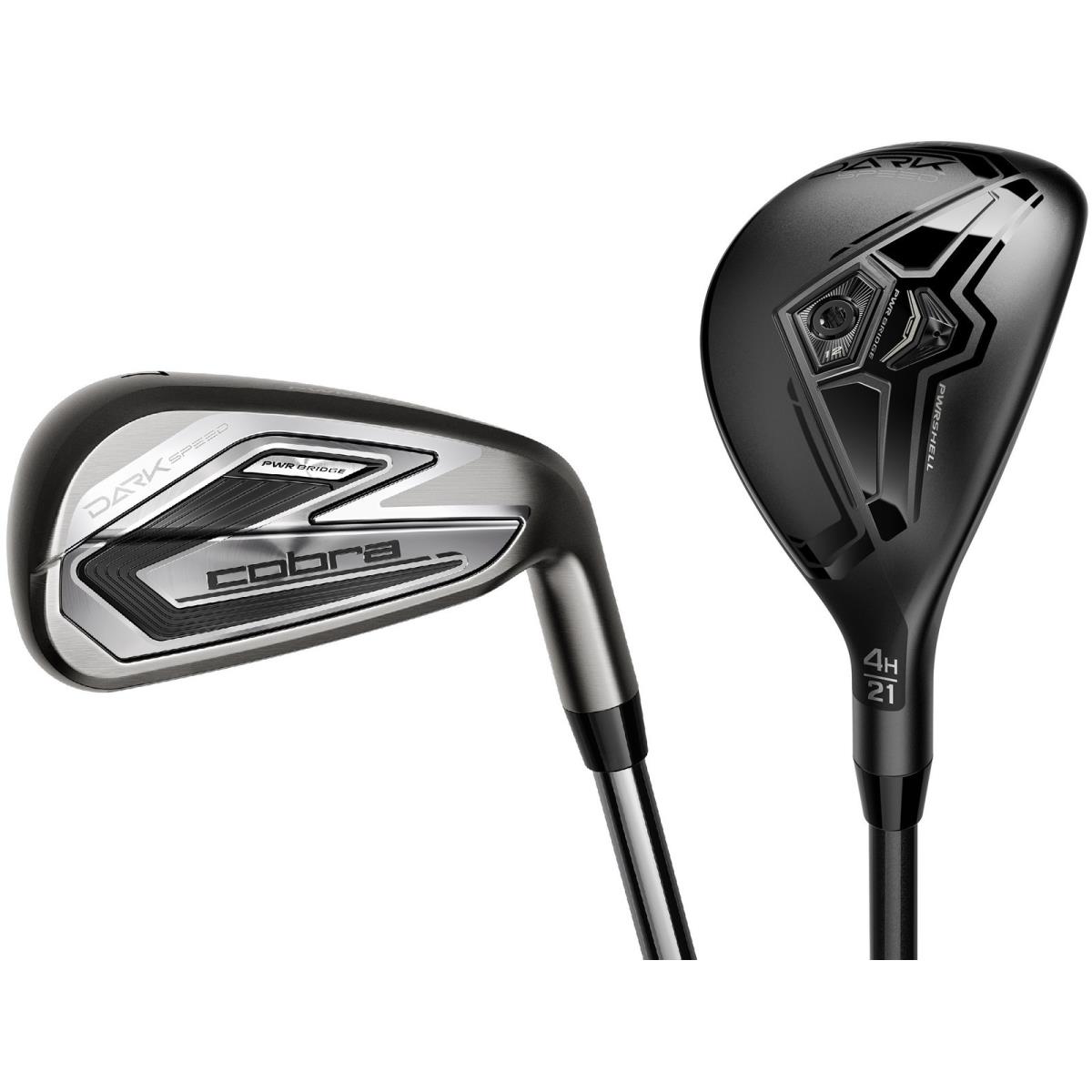 Left Handed Cobra Darkspeed Combo 5-PW GW Iron Set Stiff Steel