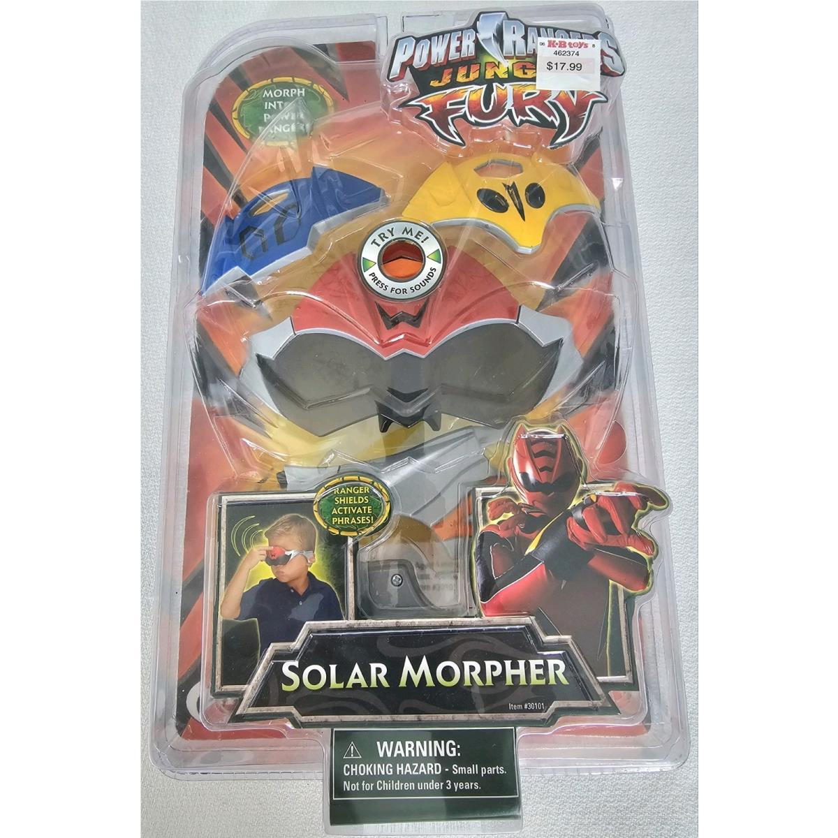 Power Rangers 2007 Jungle Fury Solar Morpher 3 Ranger Shields KB Toys