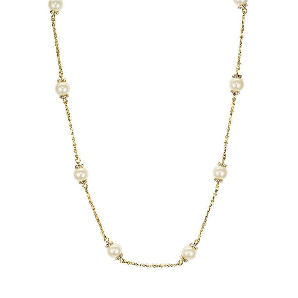 New Kate Spade New York Pearls of Wisdom Womens Necklace WBRUC220