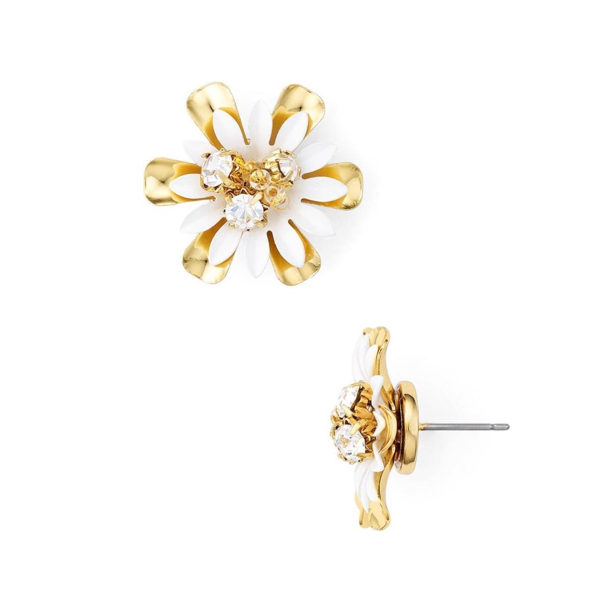 New Kate Spade New York Vibrant Life Floral Stud Earrings WBRUF355