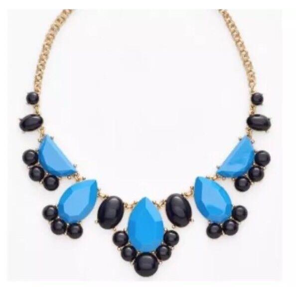 Kate Spade Day Tripper Bib Necklace Navy Blue Women W1120