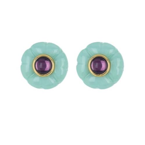 Kate Spade New York Confection Pastry Blue Stud Earrings Women`s Jewelry W1003