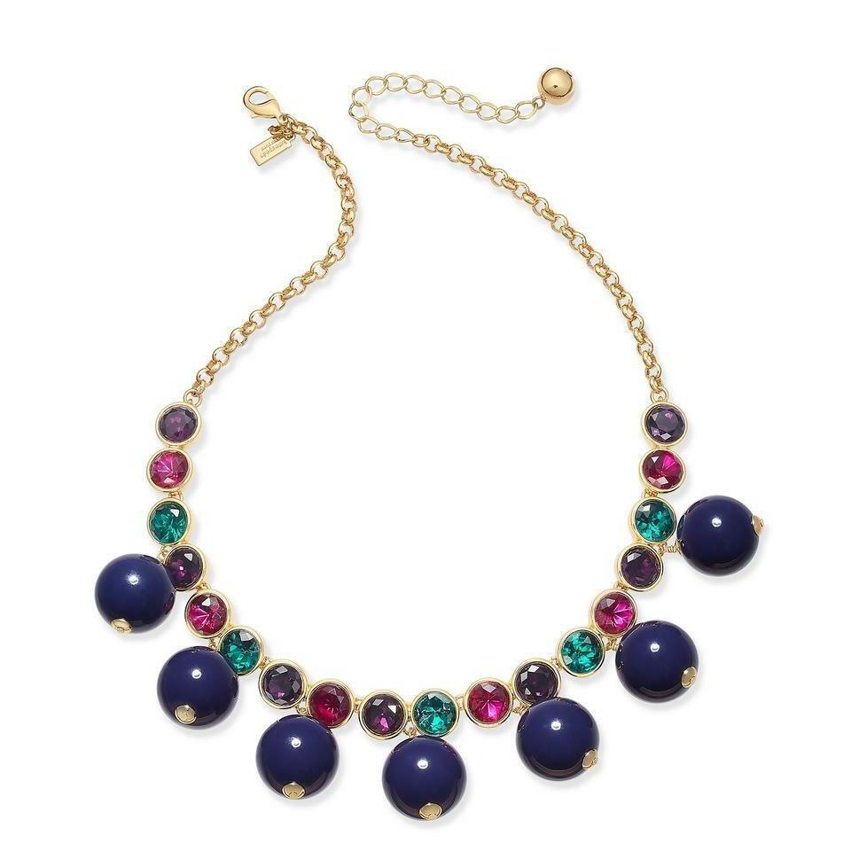 New Kate Spade New York True Colors Bauble Necklace WBRUF284