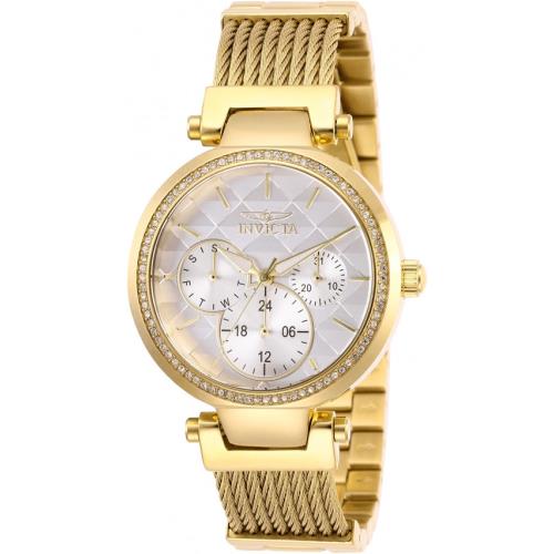 Invicta Angel Crystal White Mop Dial Ladies Watch 28917