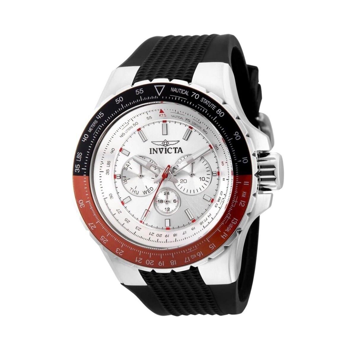 Invicta Aviator Chronograph Watch Japanese Movement Black Strap 33027