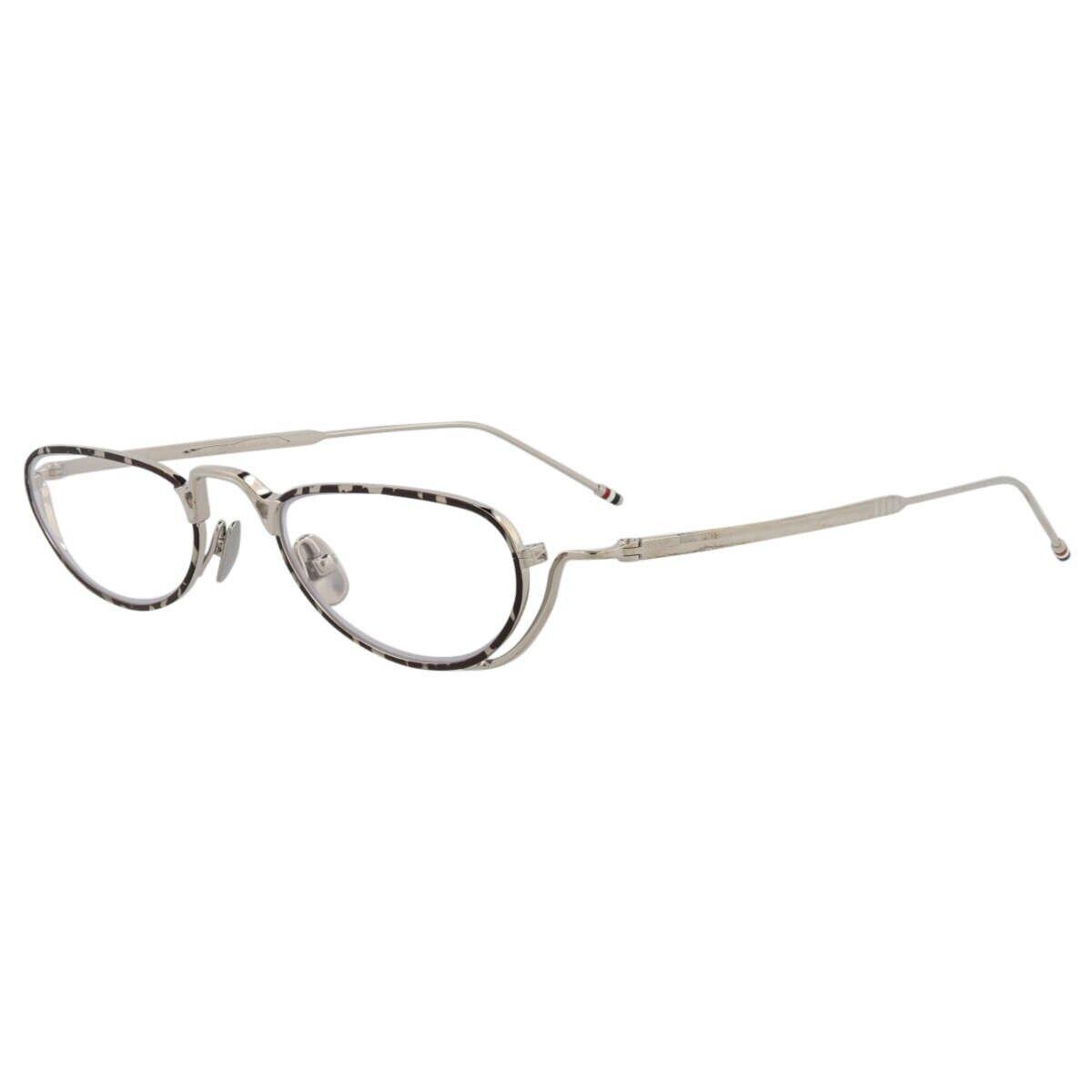 TBX913-5002 Tortoise Silver 50-21 Round/oval Eyeglasses w/ Case by Thom Browne