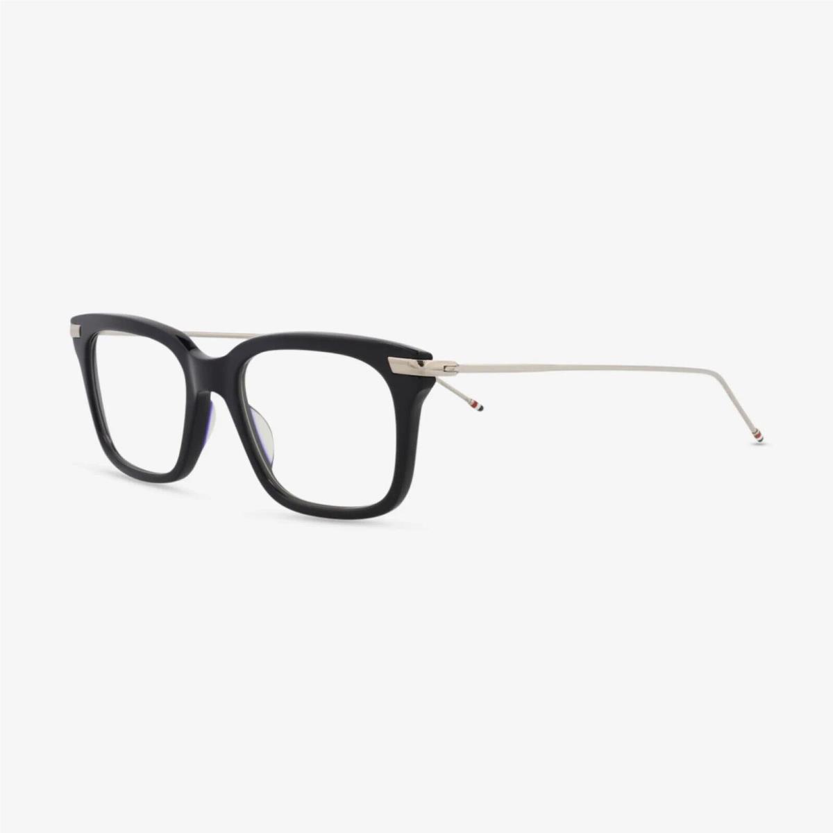 TB701-HNVYSLV49 Navy Silver 49-19 Square/rectangle Eyeglasses by Thom Browne