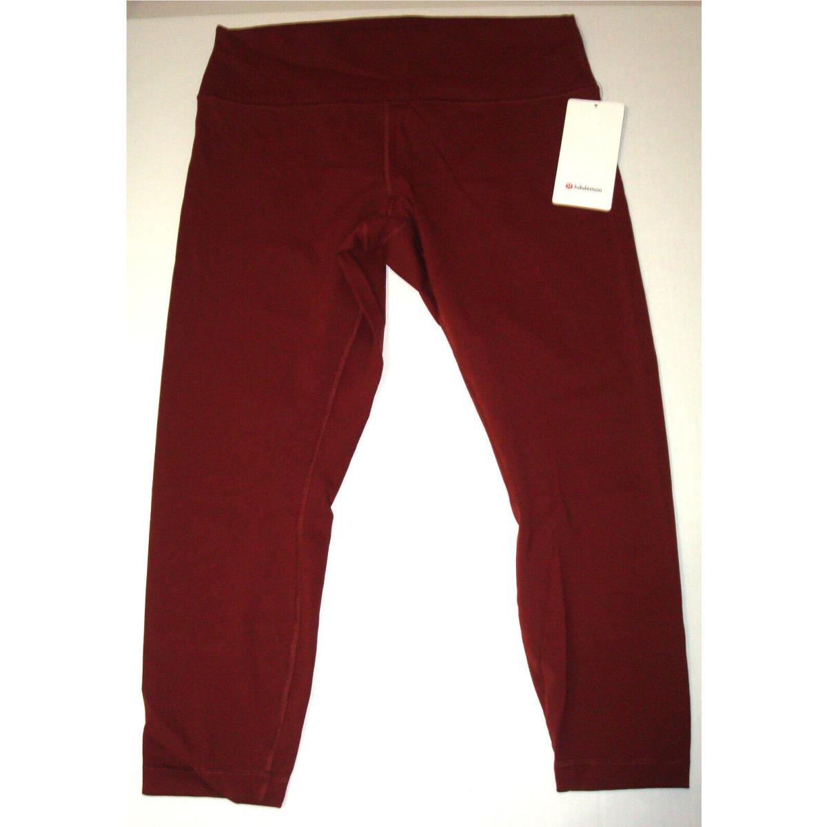 Lululemon Wunder Train Leggings 16 HR 25 Womens Date Brown Pretty Casual