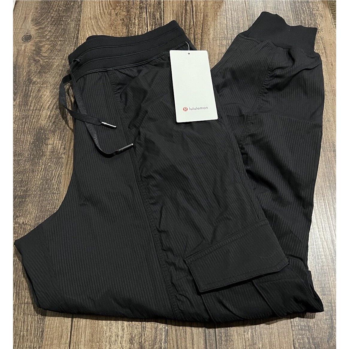 Lululemon Medium Dance Studio Relaxed Fit MR Cargo Jogger Pant Black 6/8