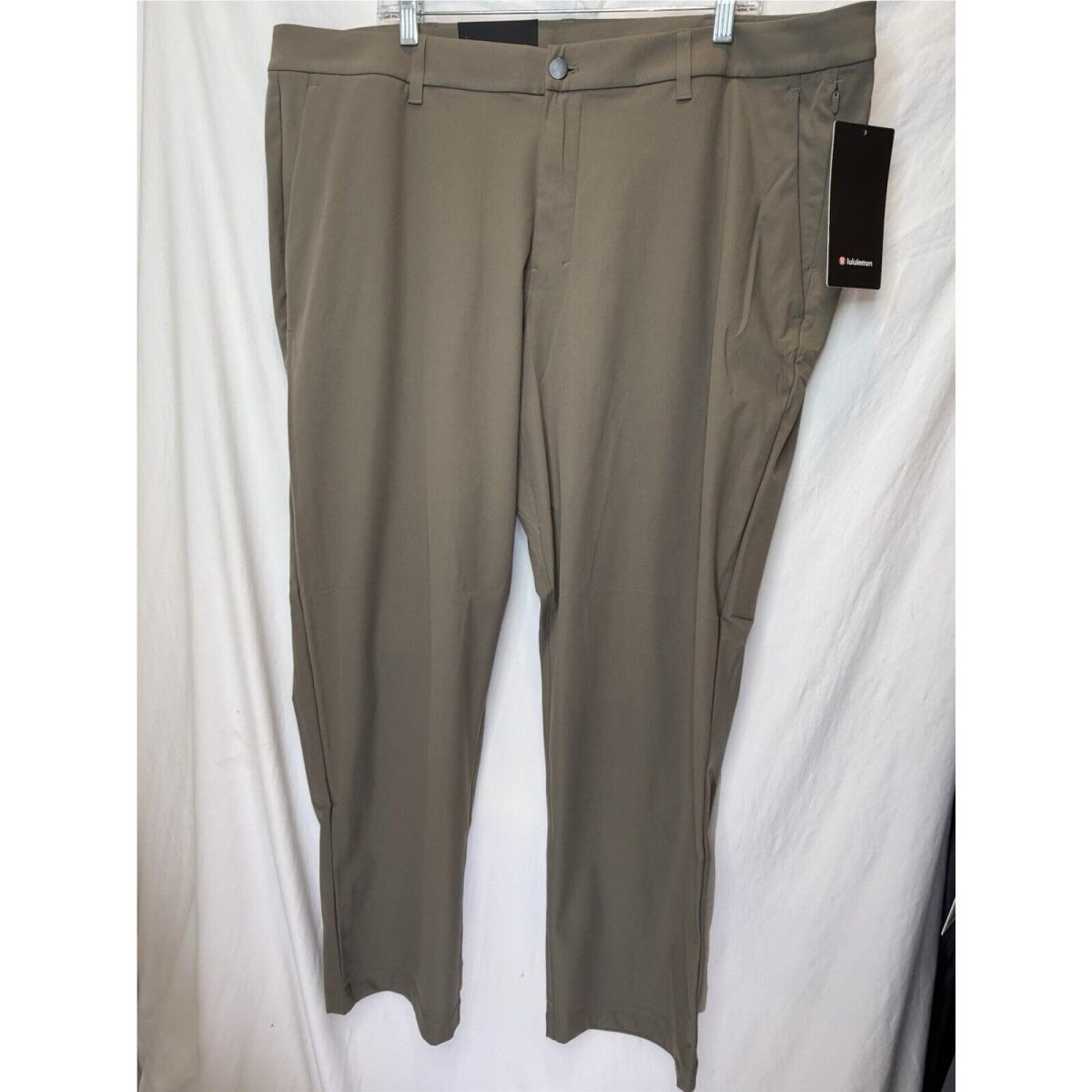 Lululemon Abc Classic Fit 5pkt Pant Warpstreme Dark Khaki Size: 46x34