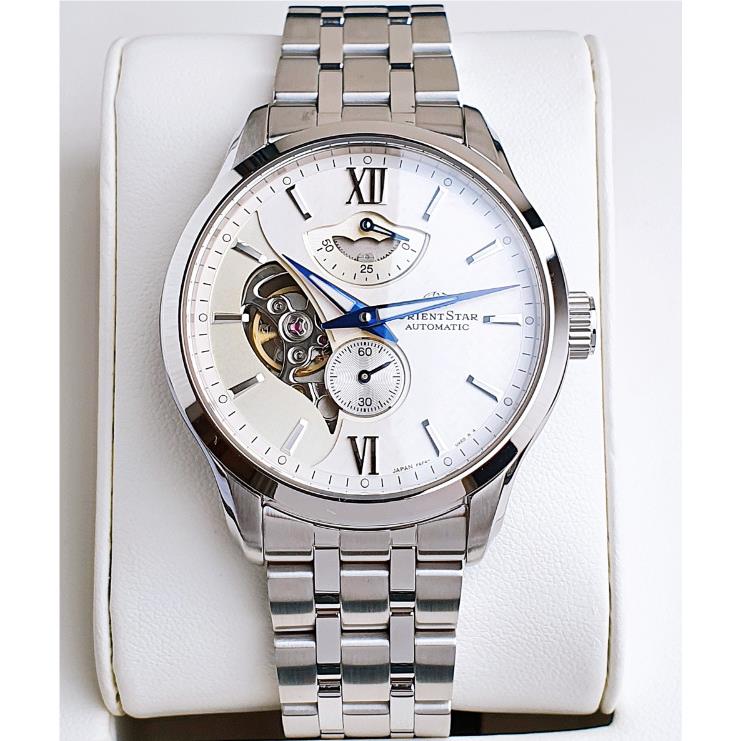Orient Star Automatic RK-AV0B01S Silver Dial Men`s Watch Power Reserve