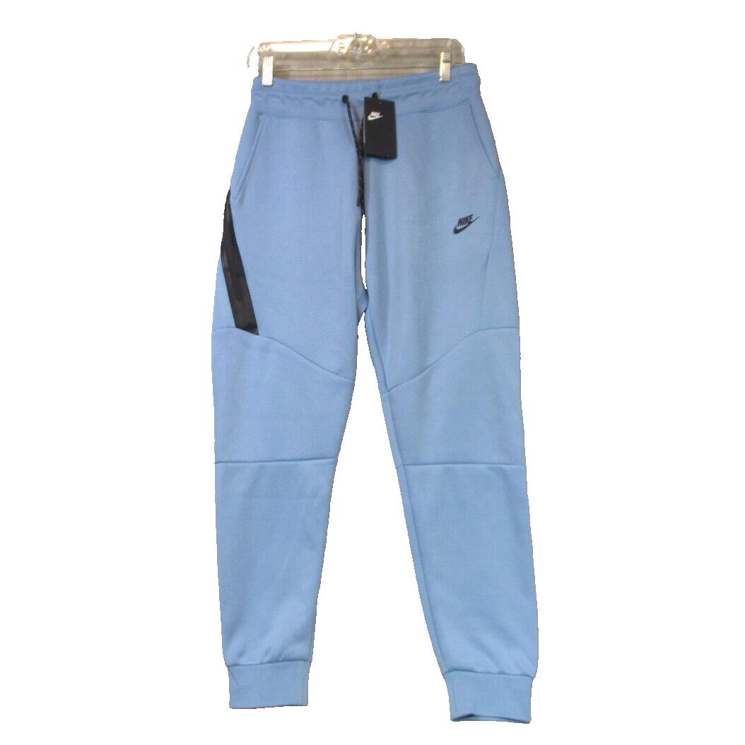 Nike Mens Blue Tech Fleece Joggers Sweat Athletic Stretch Workout Running M