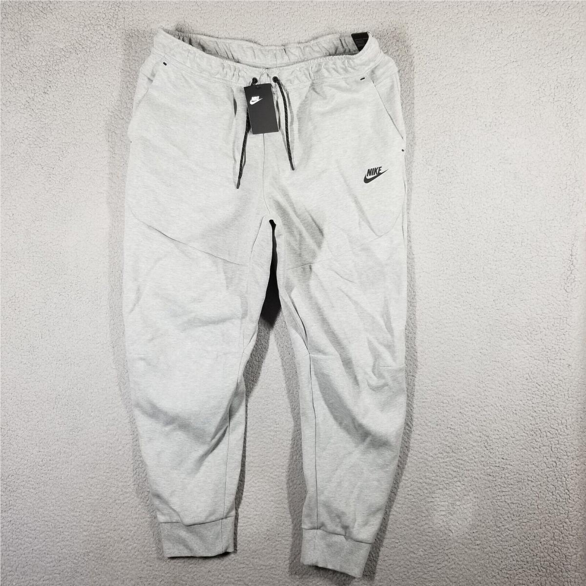 Nike Tech Fleece Pants Joggers Xxl Sweatpants Heather Gray Tapered CU4495-063