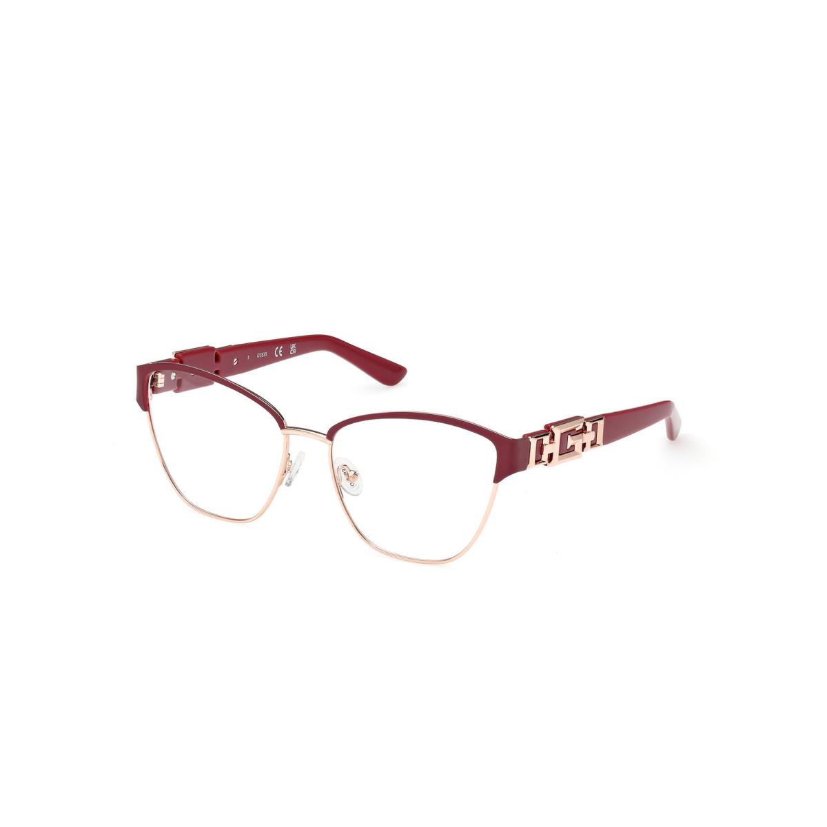 Guess GU2984-071-54 Red Gold Eyeglasses