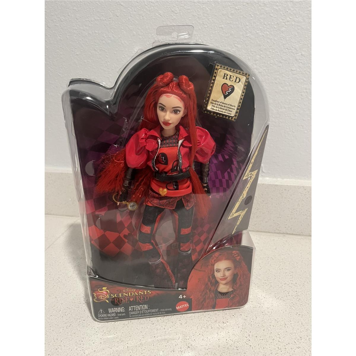 Disney Descendants 4 The Rise of Red Daughter of Queen of Hearts Doll