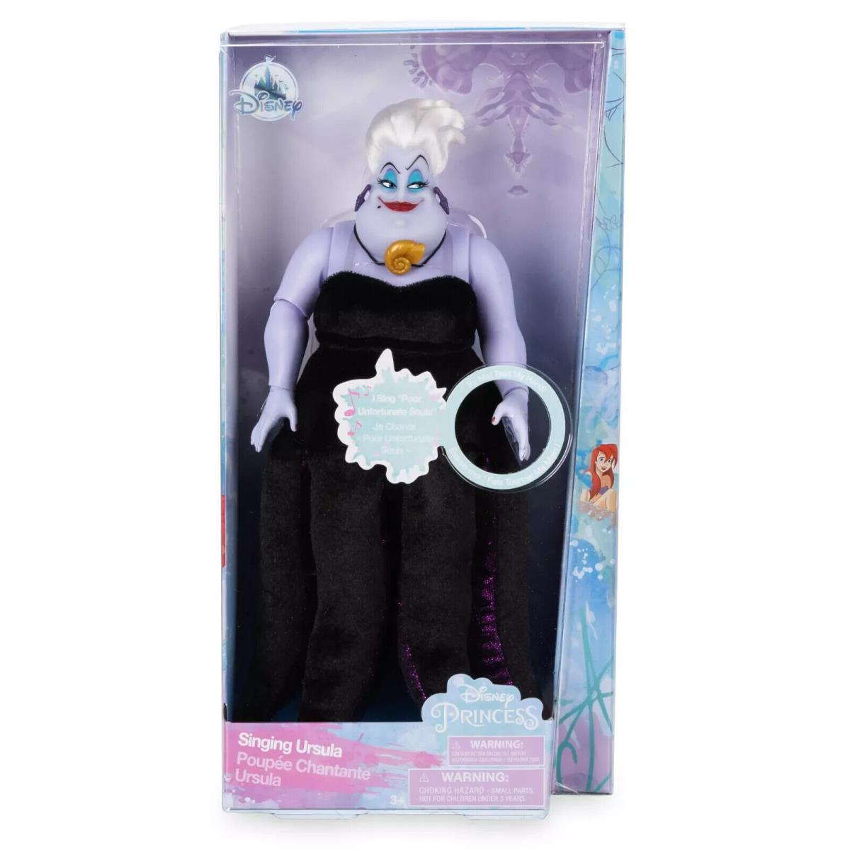 Disney Singing Ursula Doll 11 1/2 - Singing Poor Unfortunate Souls