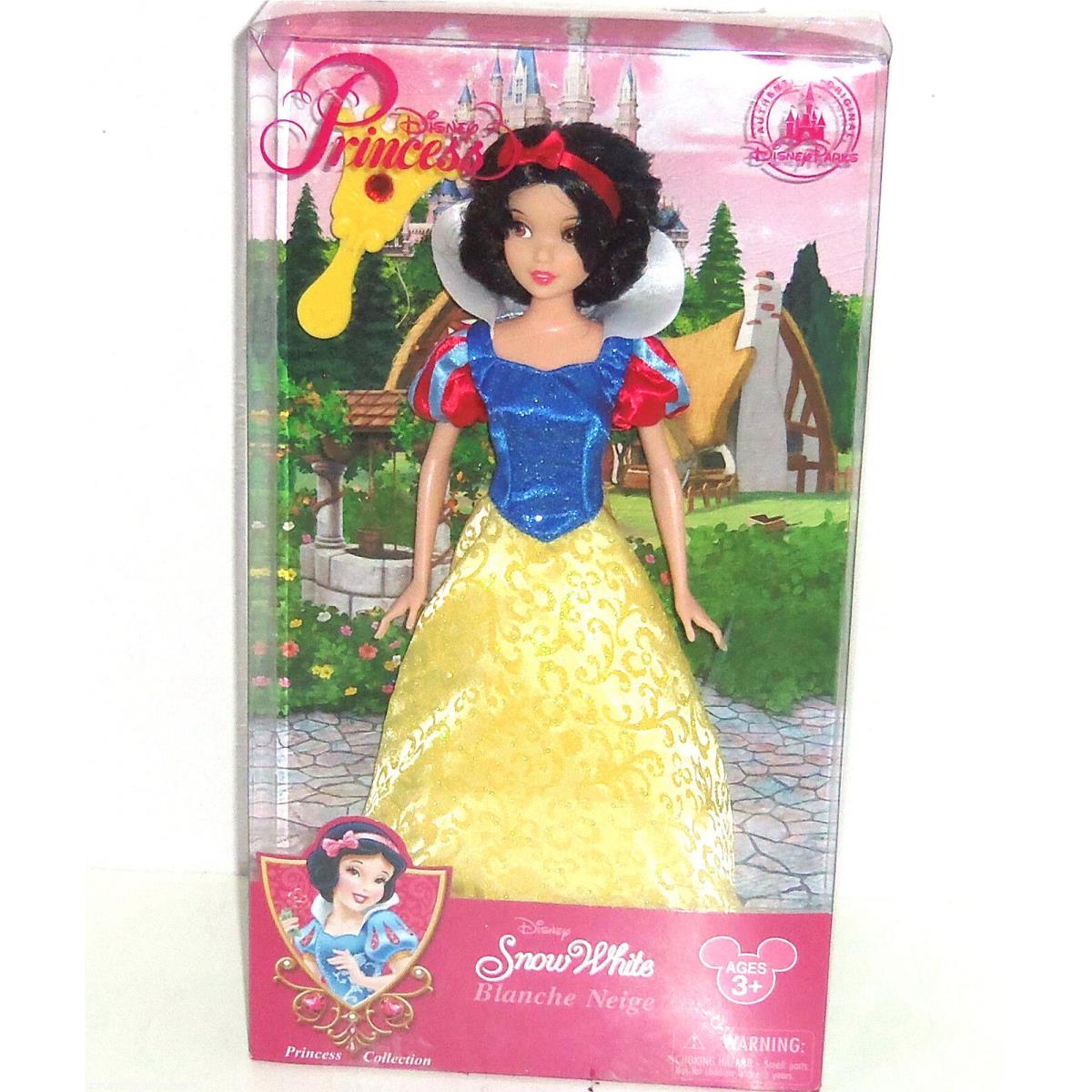 Disney Snow White Doll Princess Theme Parks Collection Yellow Dress