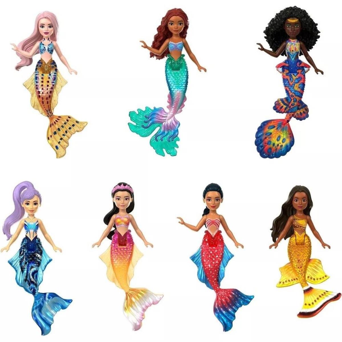Mattel Disney Princess Toys The Little Mermaid Ariel Sisters Small Doll