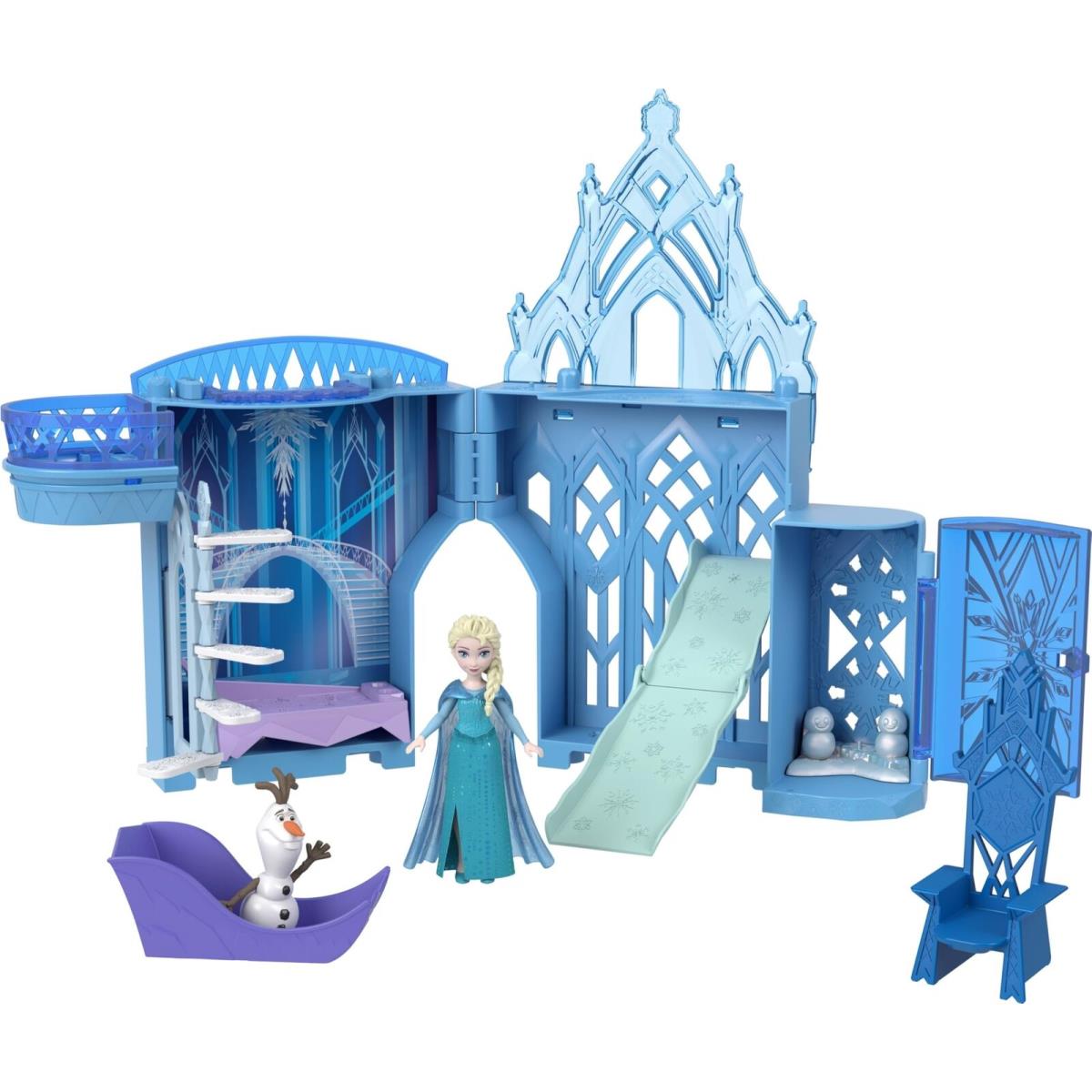 Mattel Disney Frozen Toys Elsa Ice Palace Storytime Stackers Castle Doll