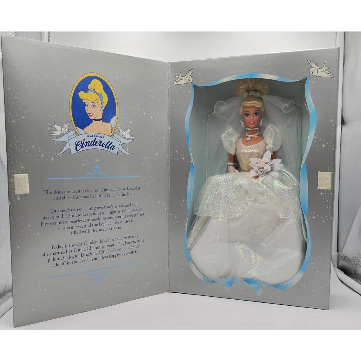 Walt Disney Wedding Cinderella 45th Anniversary Doll 1995 Mattel 14232