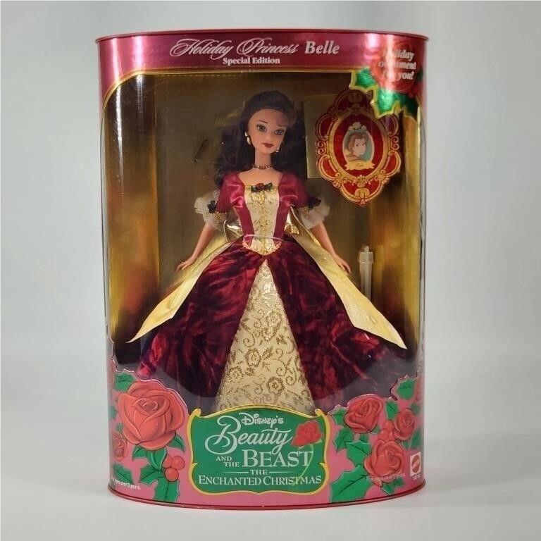 Disney Holiday Princess Belle Special Edition Beauty The Beast Christmas Doll