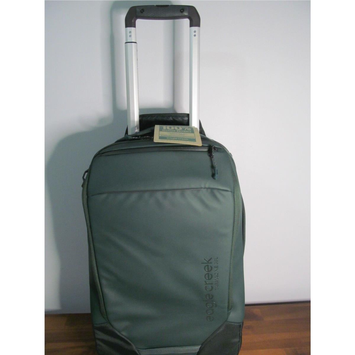 Eagle Creek Tarmac Upright Wheeled Luggage Carry-on Bag 16 Laptop Green