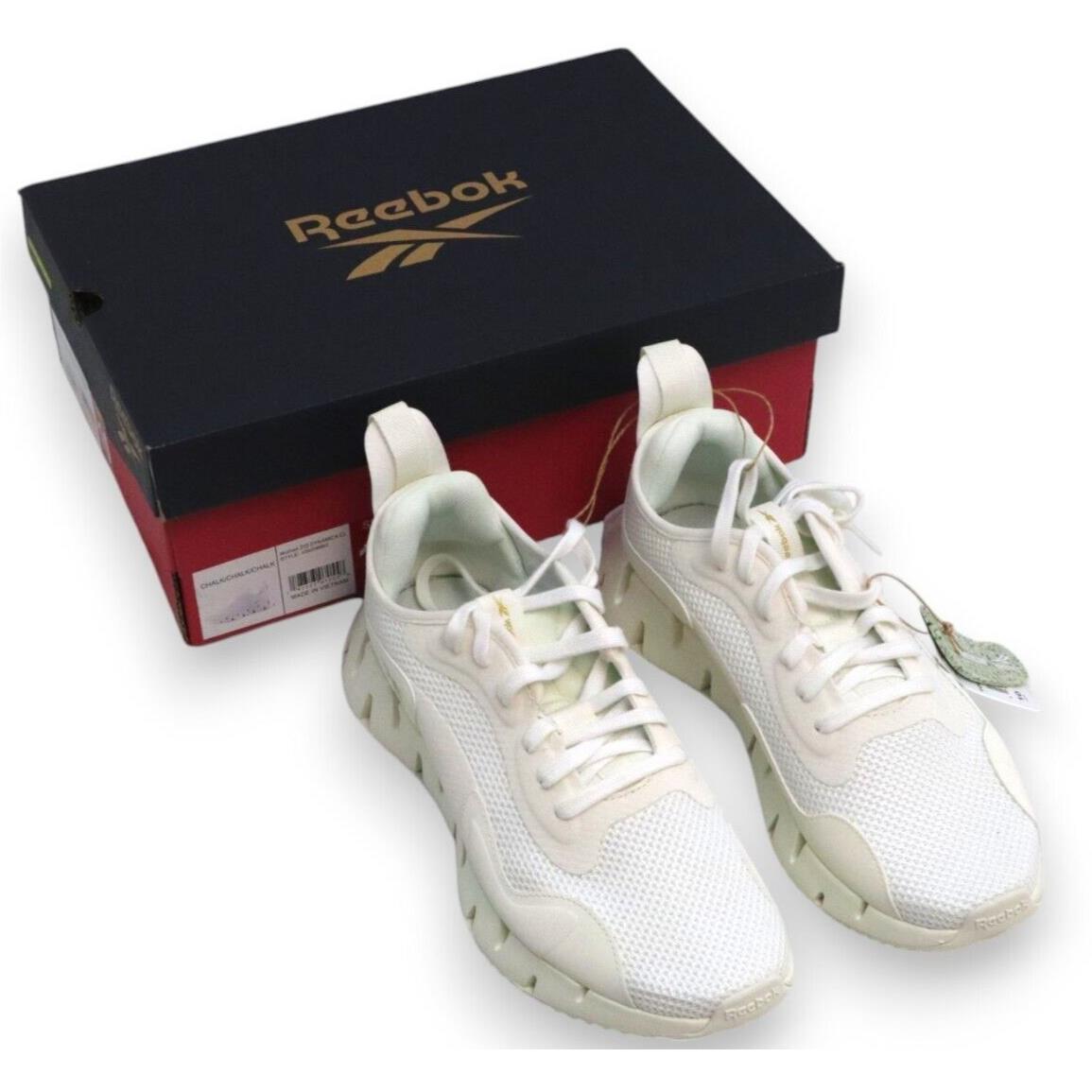 Reebok Women`s Zig Dynamica Str Shoes in Chalk - Size 10