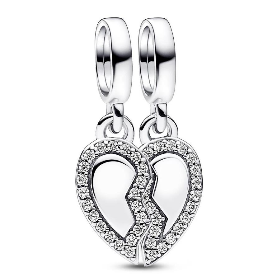 Pandora Friends Splittable Heart Dangle Charm