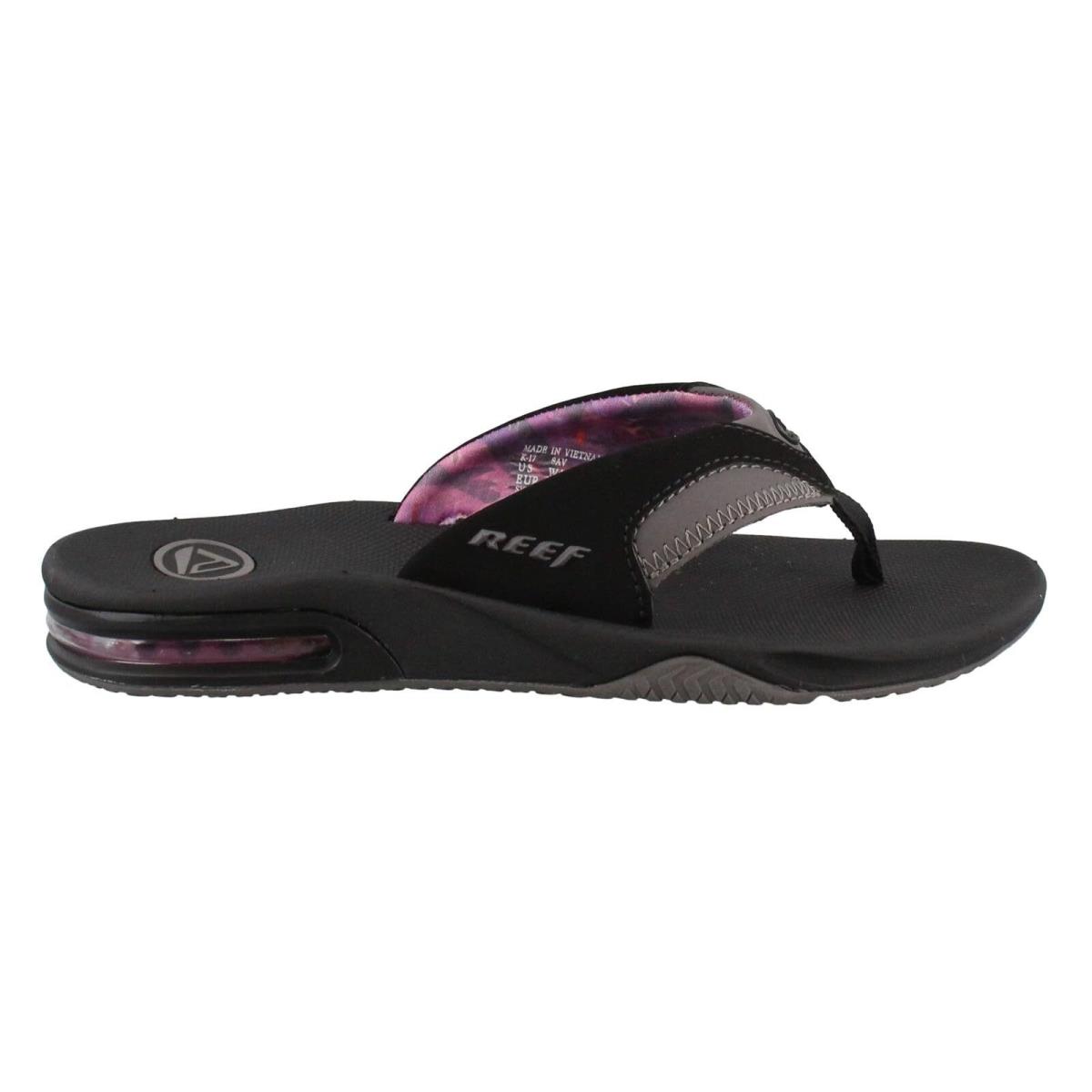 Reef Women`s Sandals Fanning Black/grey 9