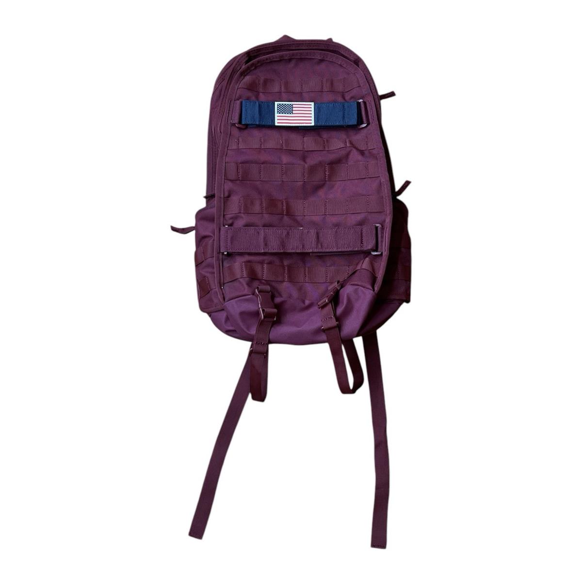 Nike SB Skateboarding Rpm Burgundy American Flag Rare Backpack BA5403-638