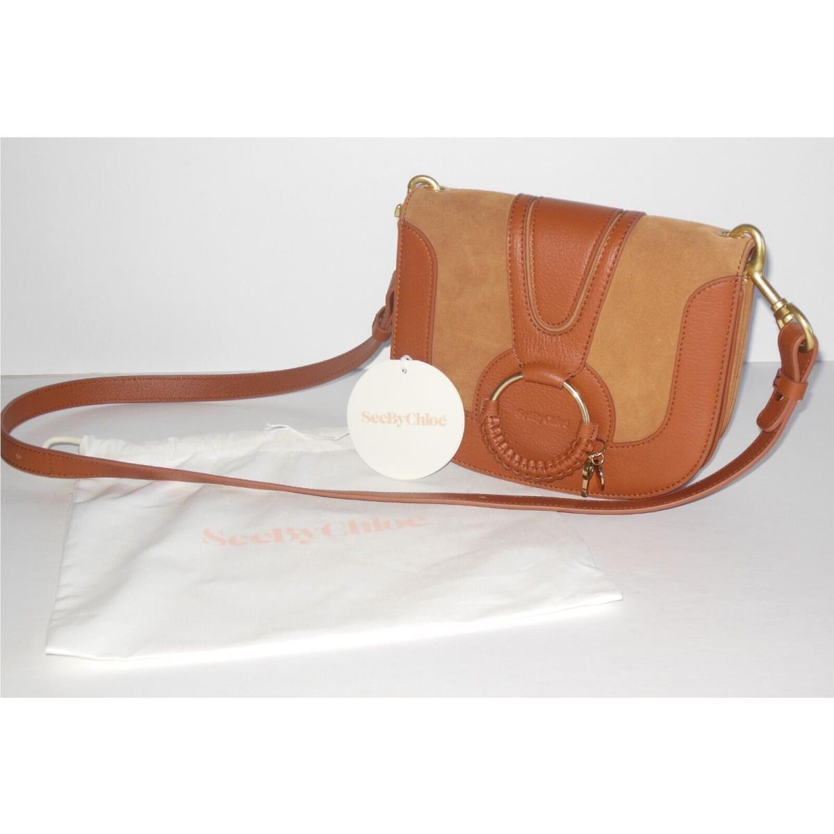 See By Chloe Hana Mini Shoulder Bag Crossbody Caramello Brown Leather