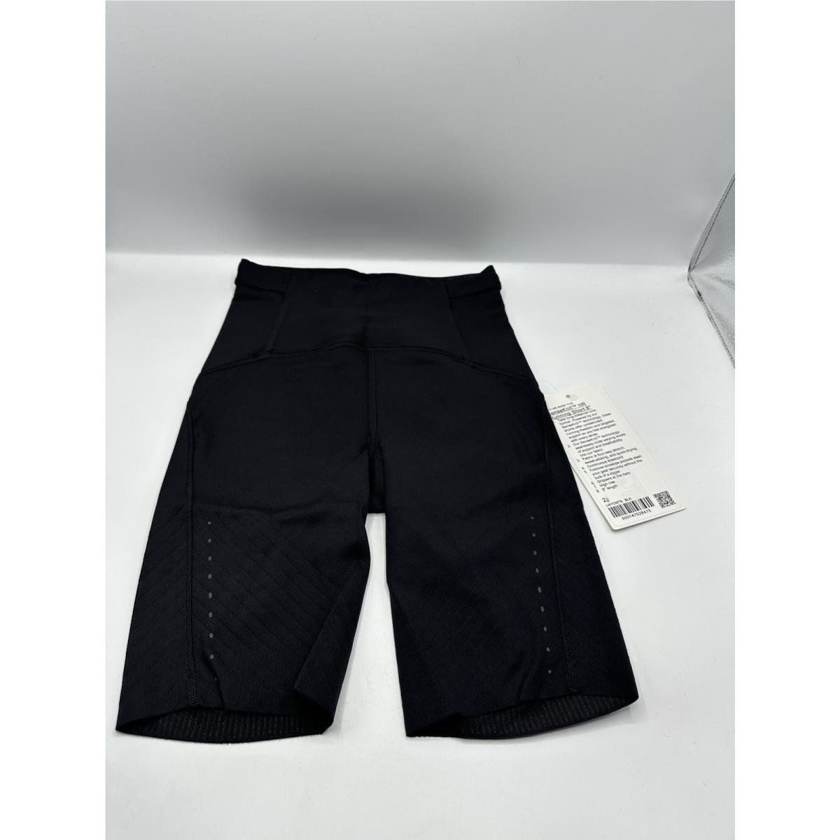 Lululemon Senseknit HR Running Short 8 Size 2 Black